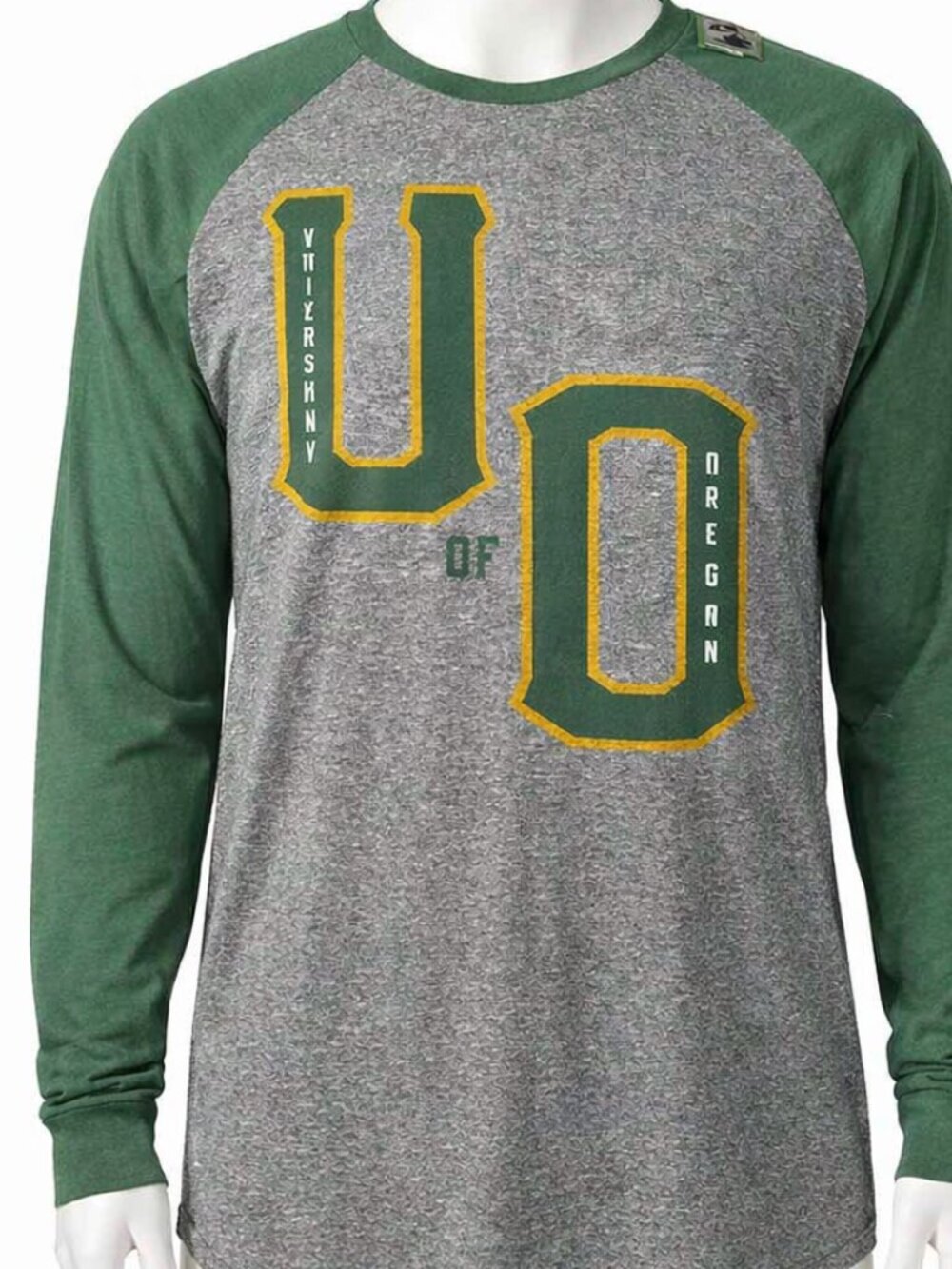 Tailgate AE University of Oregon Ducks Raglan Tee XL NWT